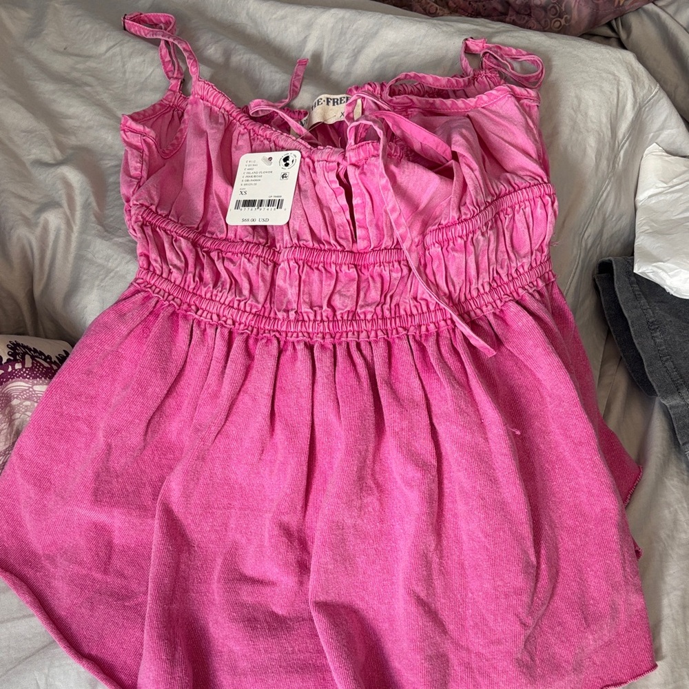 Free People Pink Cami Top